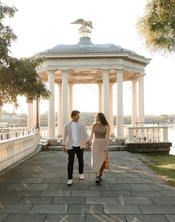 WATER WORKS ENGAGEMENT SESSION IN PHILLY – JILL AND SHASWOT