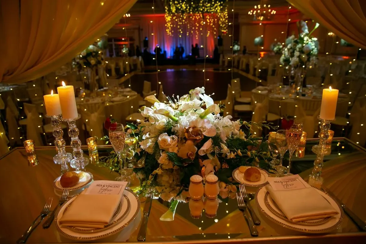 Adelphia Restaurant & Events — event reception tables