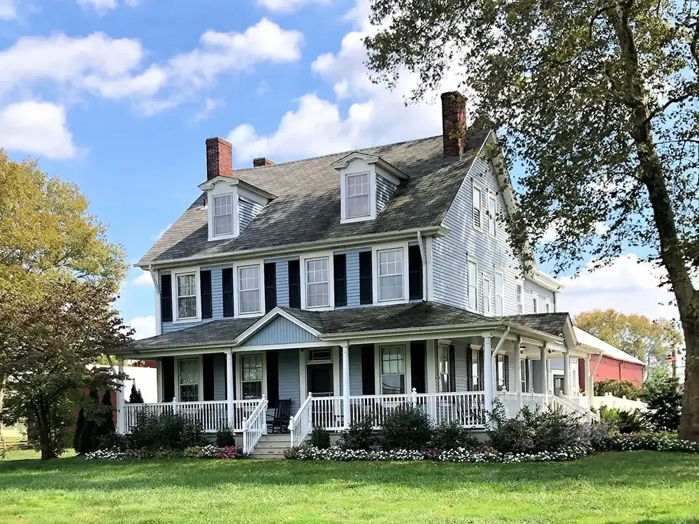 Burlington County Community Agricultural Center — historic farmhouse exterior