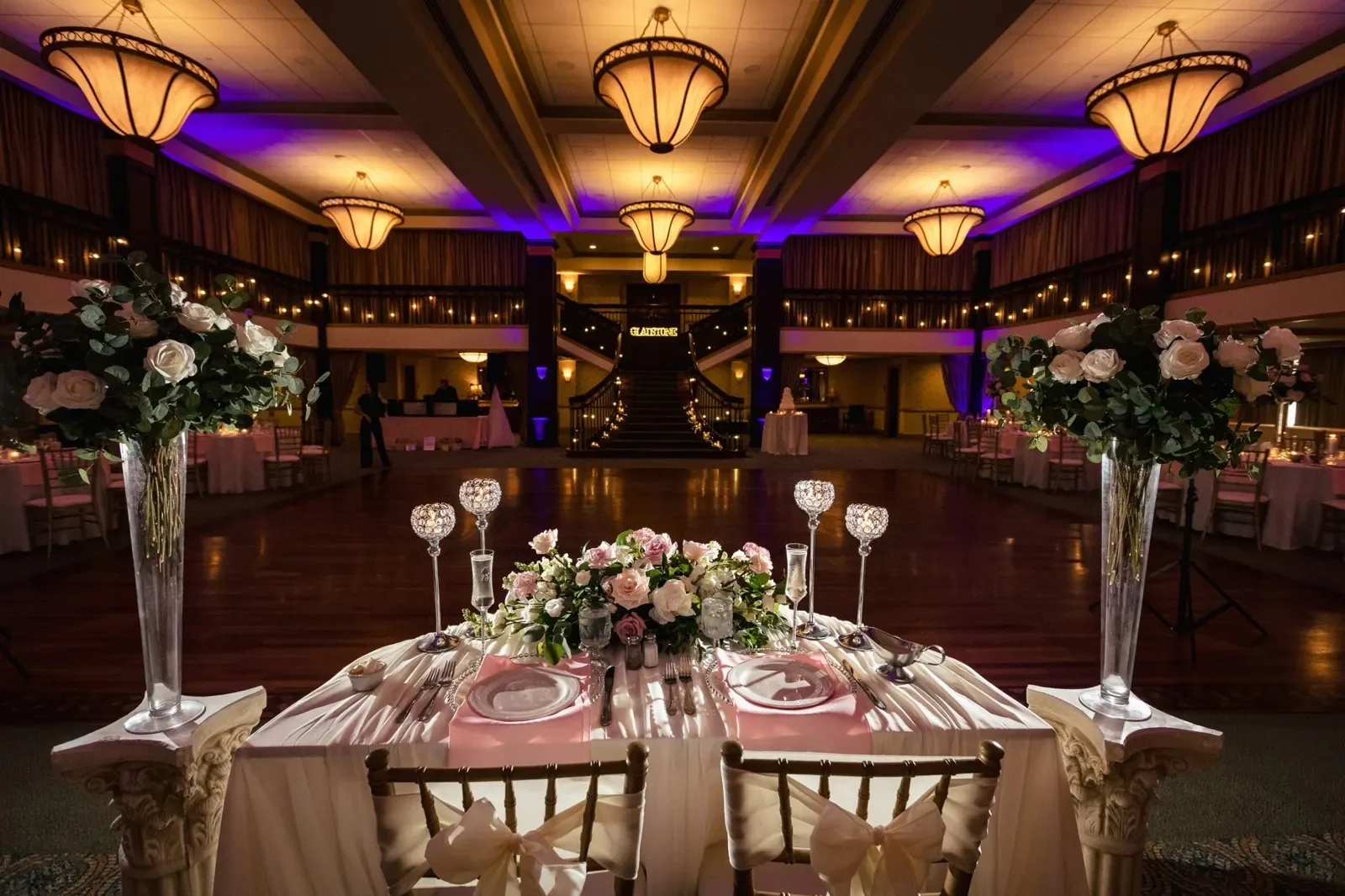 Collingswood Grand Ballroom — ballroom reception tables