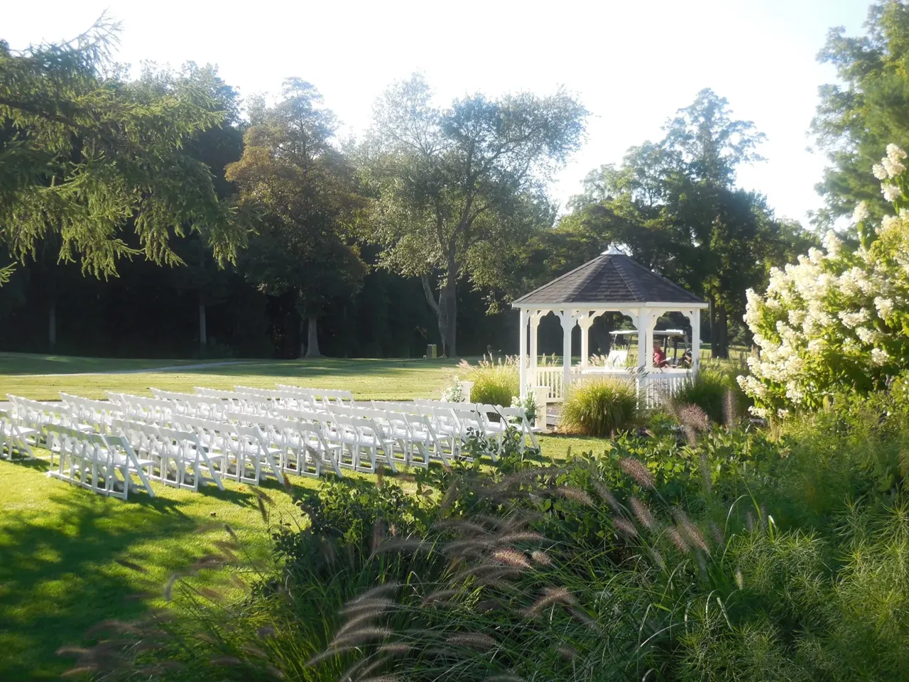 Deerfield — outdoor ceremony setting