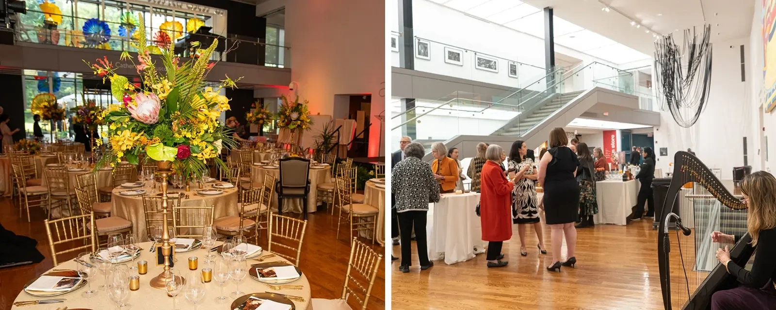 Delaware Art Museum — reception hall gathering