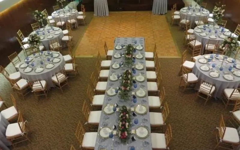 Hagley Museum & Library — indoor reception tables