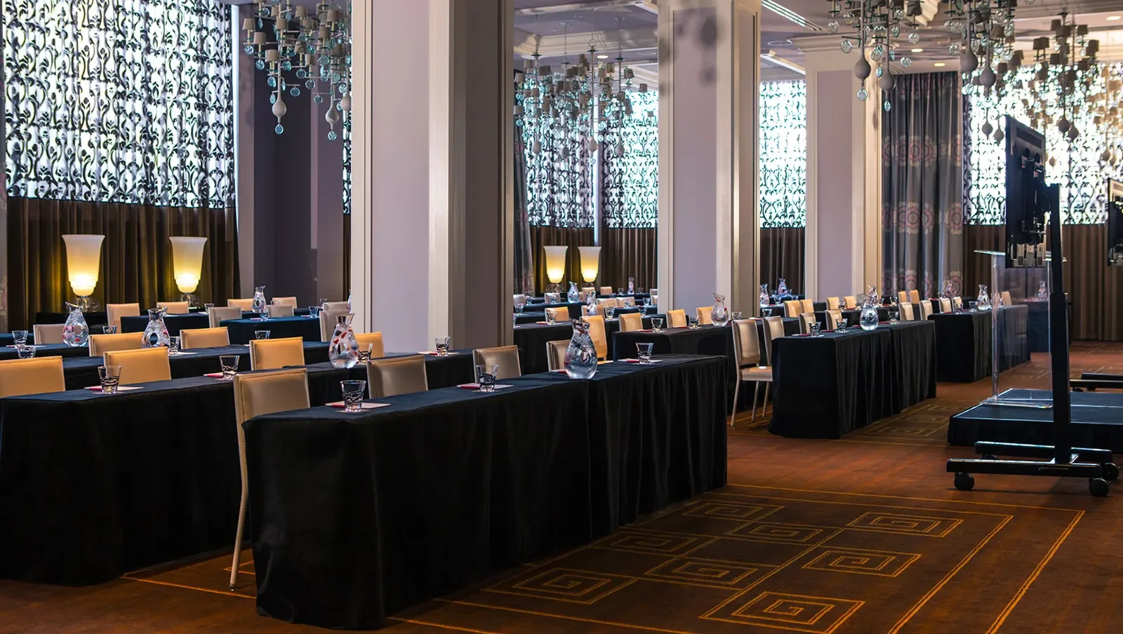 Kimpton Hotel Monaco — window-lit event room