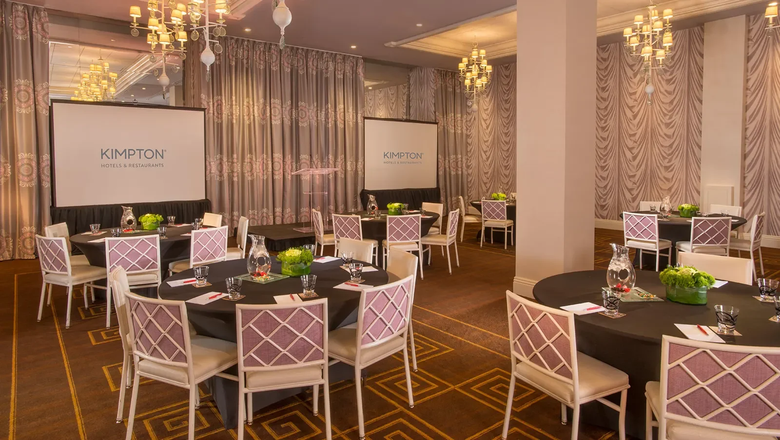 Kimpton Hotel Monaco — ballroom reception interior
