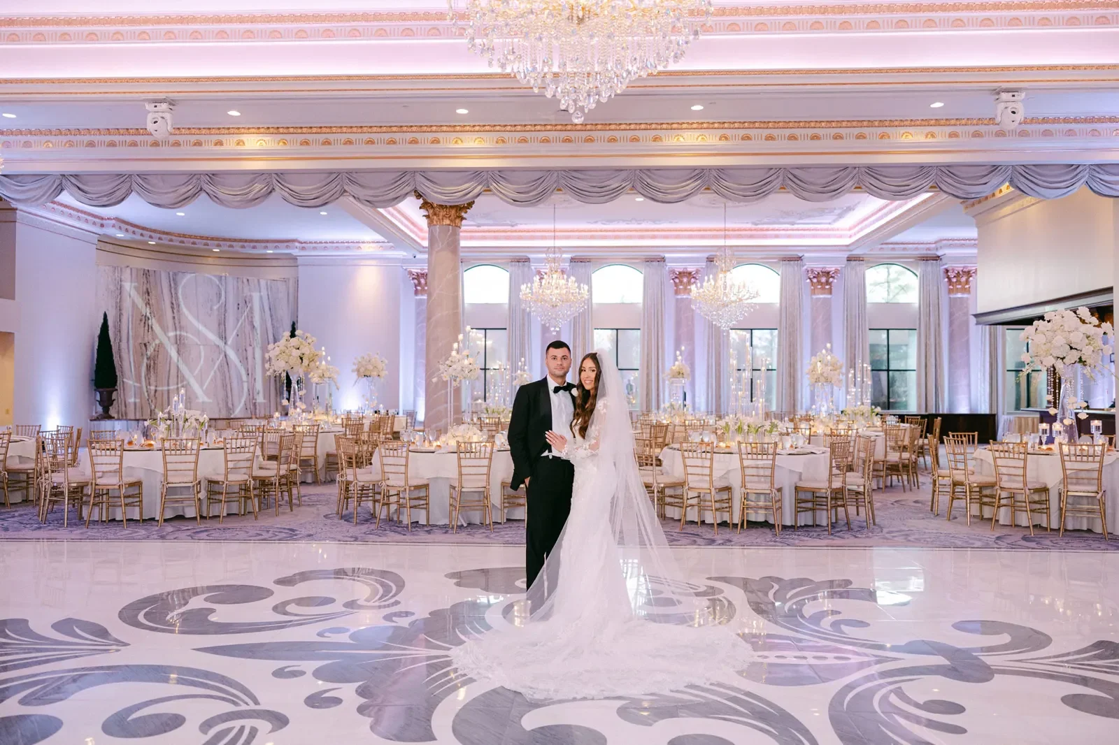 Lucien’s Manor — ballroom reception interior