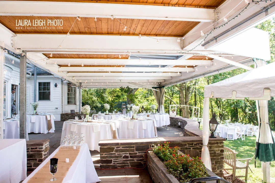 Mountain Lakes House — covered terrace