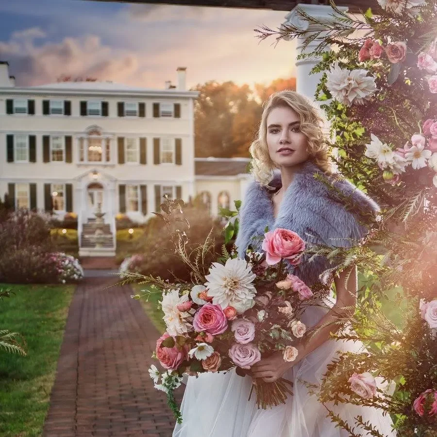 Pen Ryn Estate — portrait outside the mansion