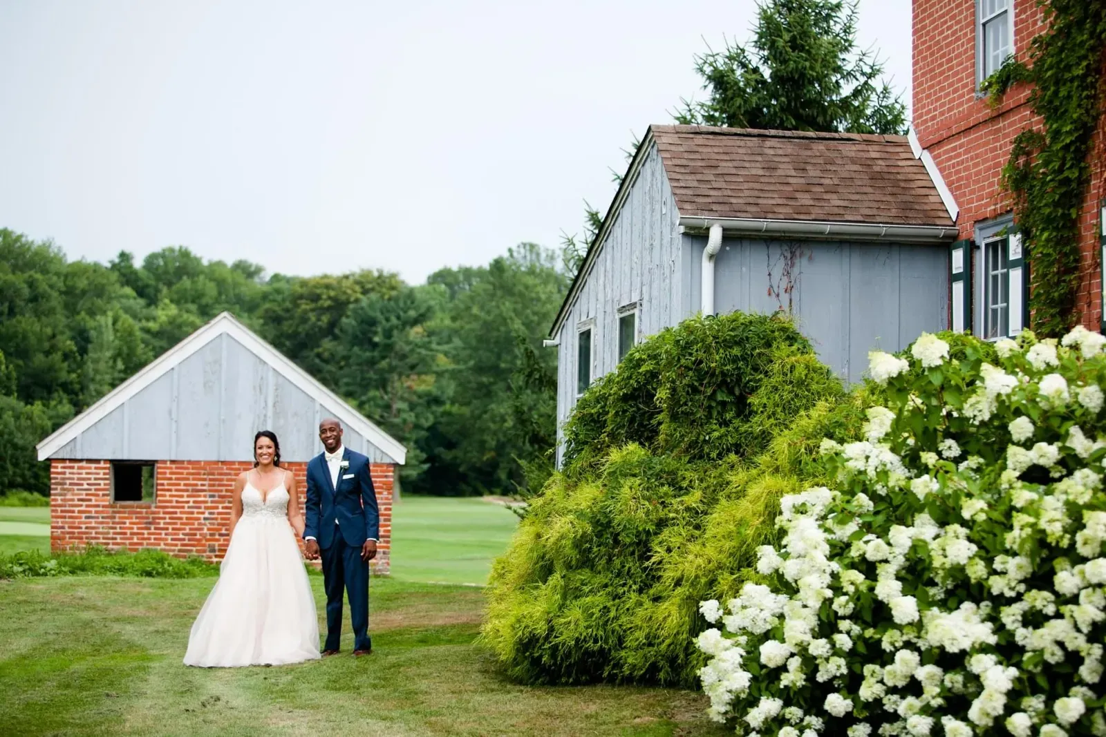 Pennsauken Country Club — clubhouse exterior and couple