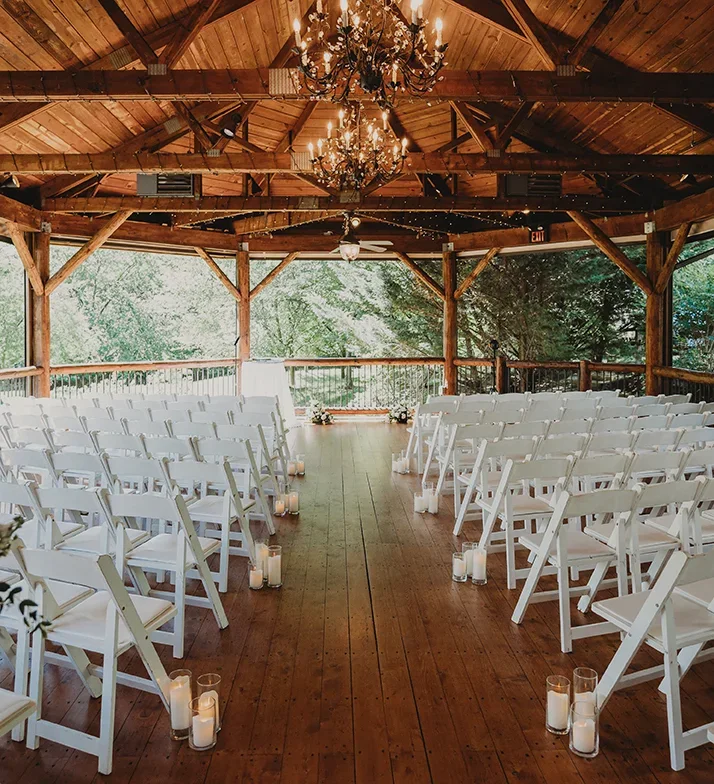 Riverdale Manor — covered ceremony pavilion