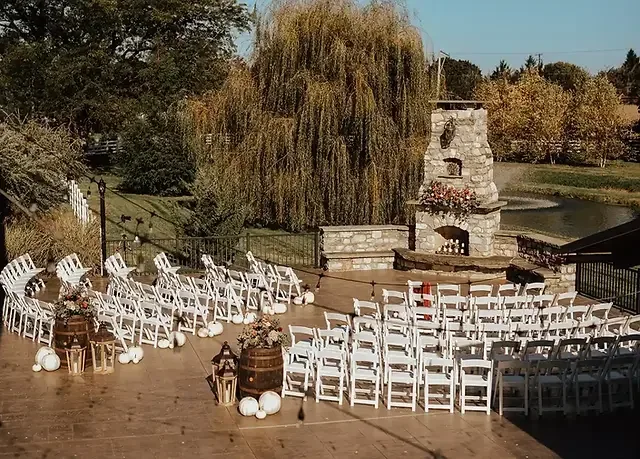 The Barn at Silverstone — outdoor ceremony
