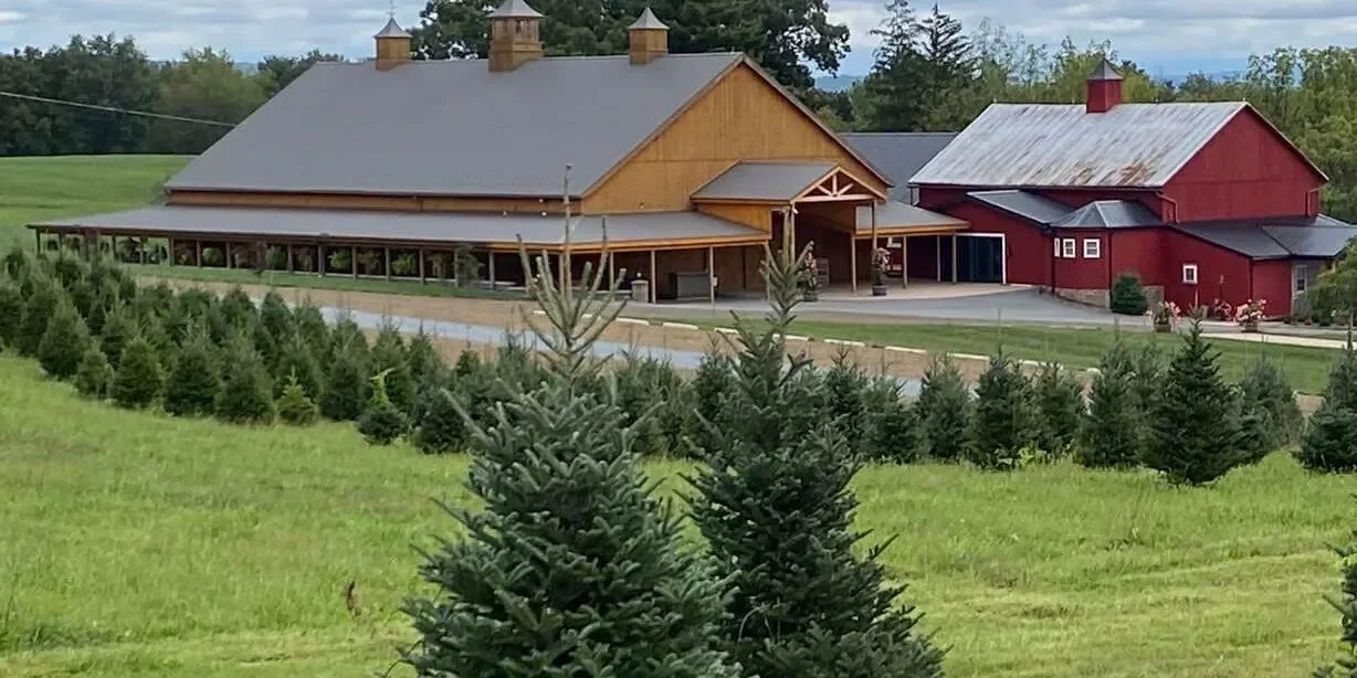 The Barn on Oak Lane — two barn exteriors