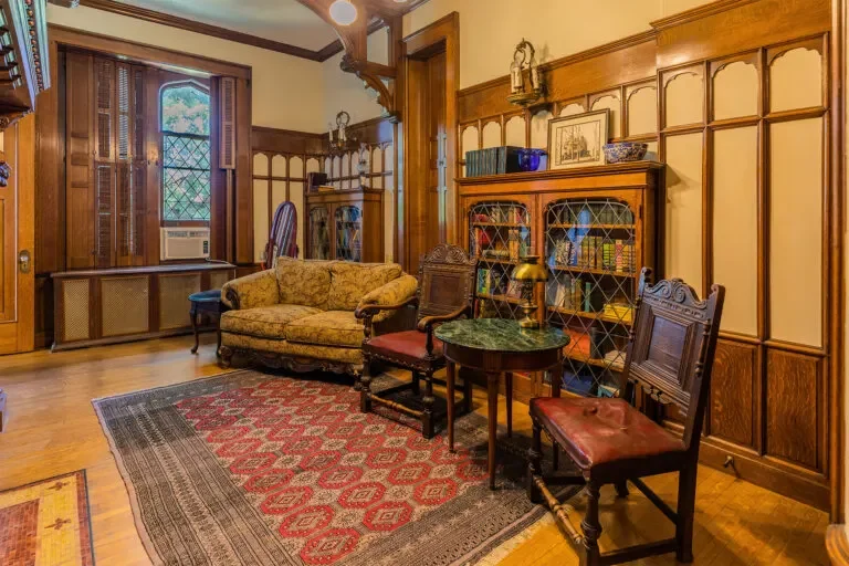 The Inn at Centre Park — library interior