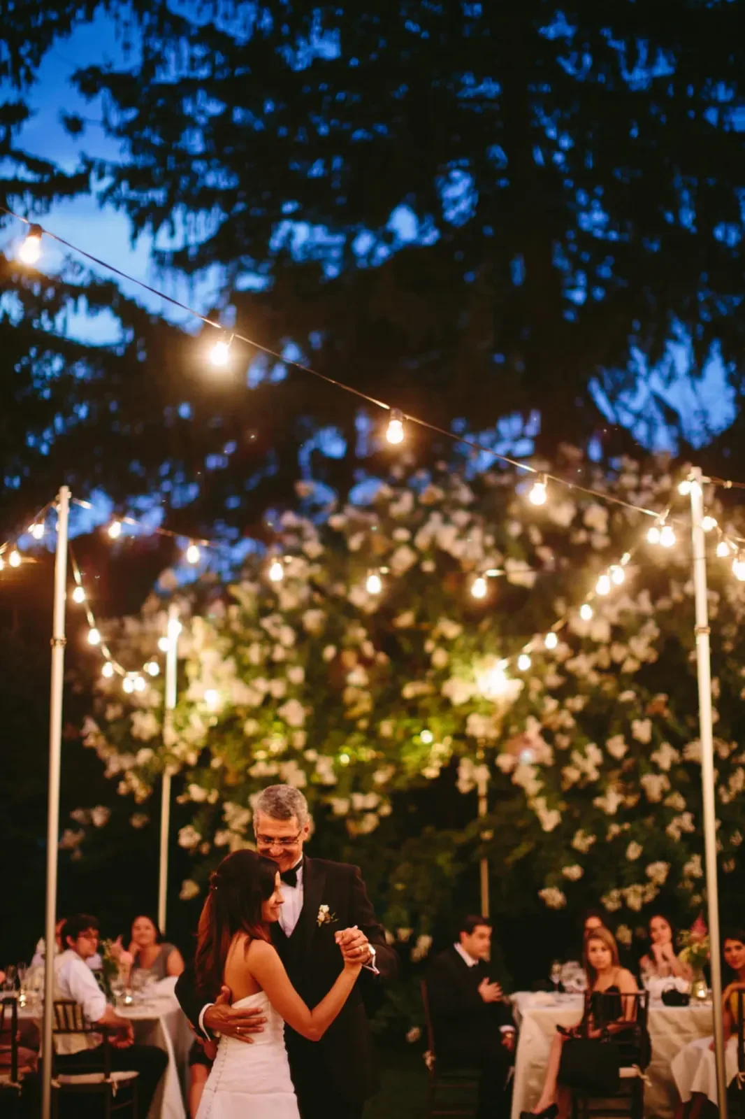 The Inn at Fernbrook Farms — outdoor evening reception