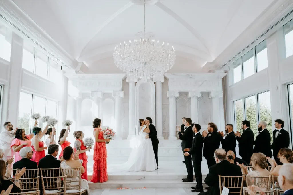The Mansion on Main Street — windowed ceremony room