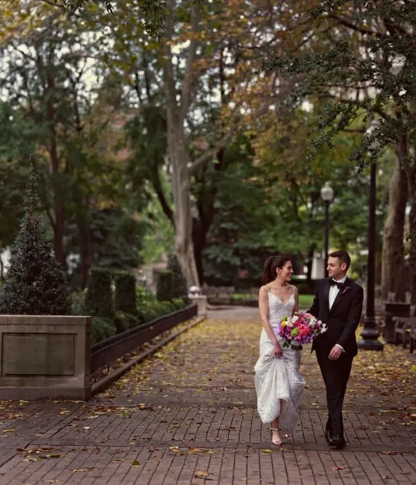 The Rittenhouse Hotel — couple walking beside Rittenhouse Square
