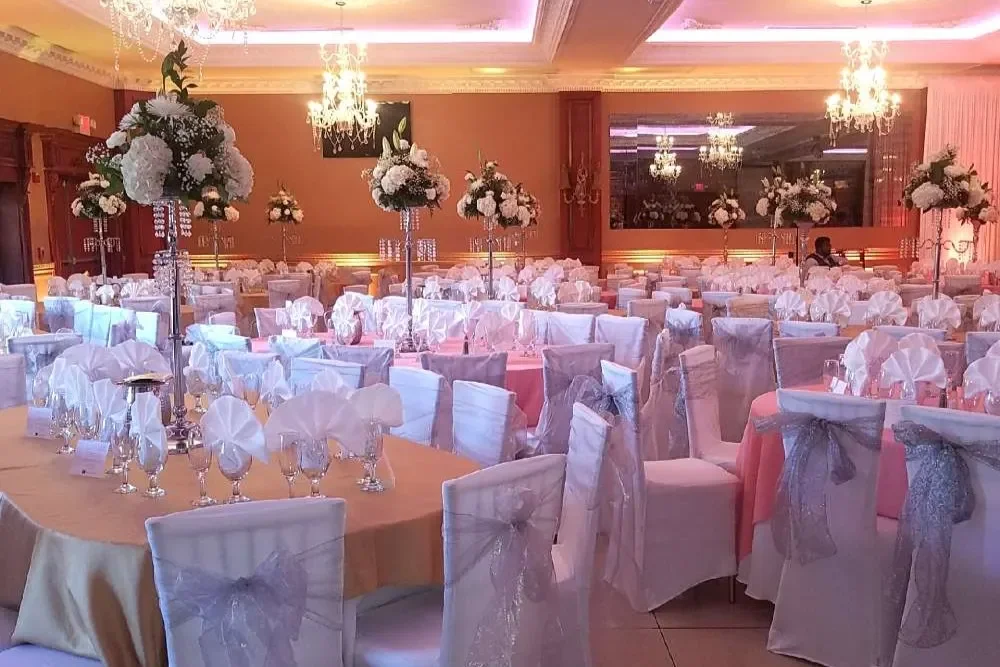 The Sapphire Grand — ballroom reception tables