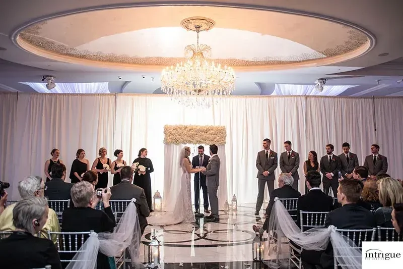 The Waterfall — indoor ceremony gathering