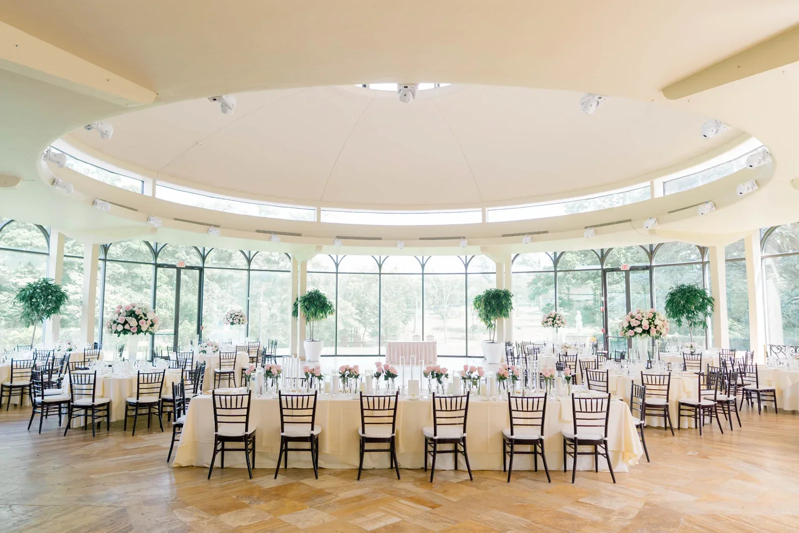 TPC Jasna Polana — reception room overlooking the grounds