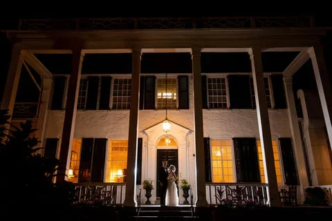 Trenton Country Club — clubhouse at night